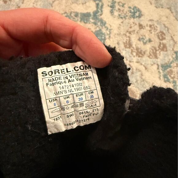 Sorel Tivoli Tall Gray Winter Boots Size 8 - Picture 7 of 9